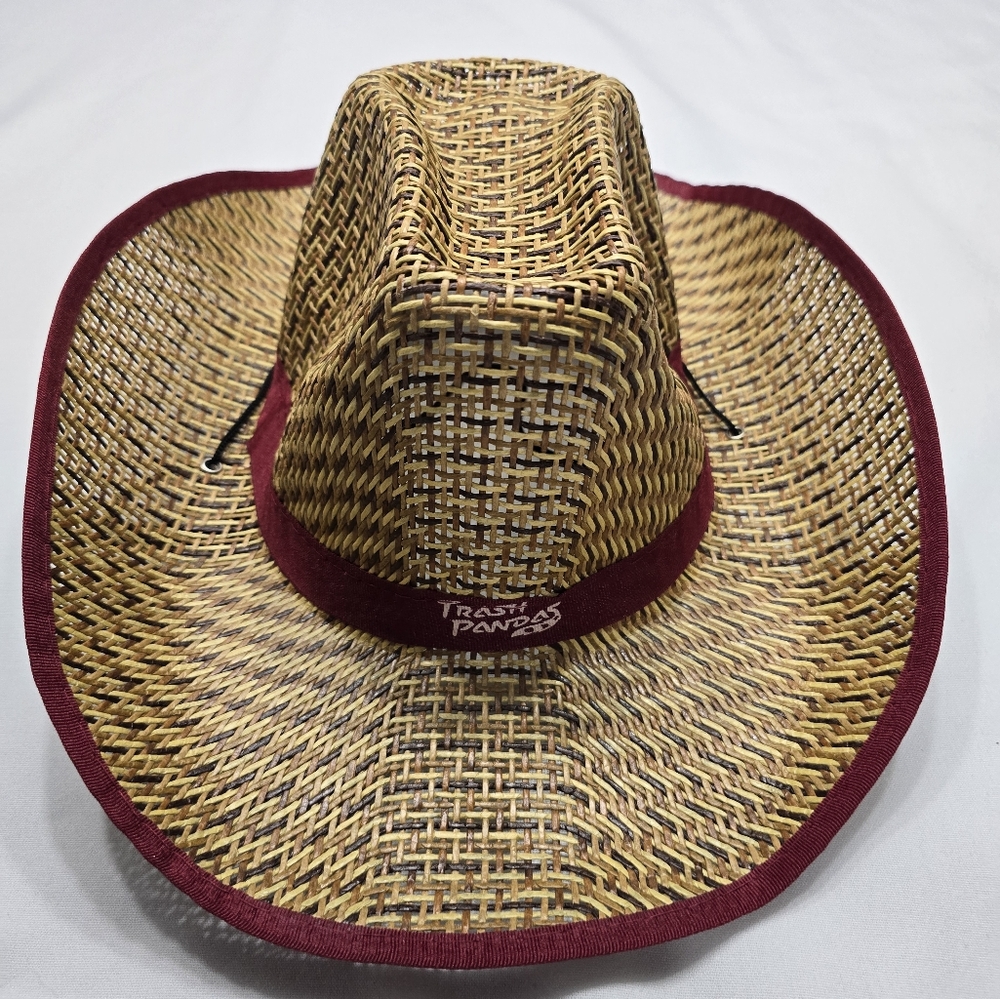 Rocket City Trash Pandas Promo Cavender's Straw Cowboy Hat Huntsville